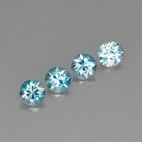 Achetez naturel ct bleue zircon gems, coupe roude, en provenance cambodge chez gemselect. en stock, livraison internationale!