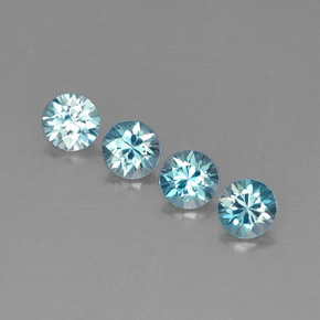Achetez naturel ct bleue zircon gems, coupe roude, en provenance cambodge chez gemselect. en stock, livraison internationale!