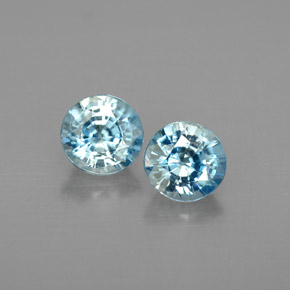 Achetez naturel ct bleue zircon gems, coupe roude, en provenance cambodge chez gemselect. en stock, livraison internationale!
