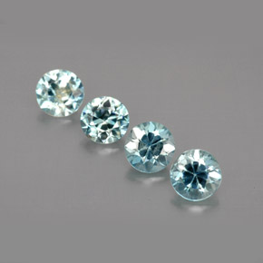 Achetez naturel ct bleue zircon gems, coupe roude, en provenance cambodge chez gemselect. en stock, livraison internationale!