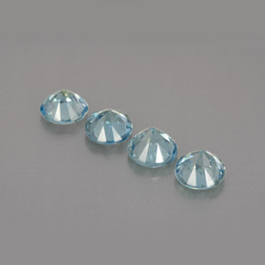 Achetez naturel ct bleue zircon gems, coupe roude, en provenance cambodge chez gemselect. en stock, livraison internationale!