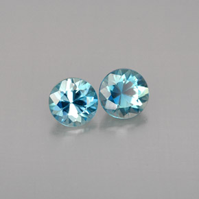 Achetez naturel ct bleue zircon gems, coupe roude, en provenance cambodge chez gemselect. en stock, livraison internationale!