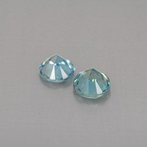 Achetez naturel ct bleue zircon gems, coupe roude, en provenance cambodge chez gemselect. en stock, livraison internationale!