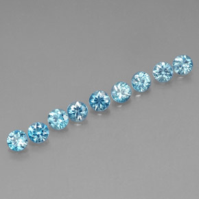 Achetez naturel ct bleue zircon gems, coupe roude, en provenance cambodge chez gemselect. en stock, livraison internationale!