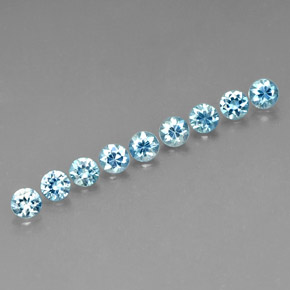 Achetez naturel ct bleue zircon gems, coupe roude, en provenance cambodge chez gemselect. en stock, livraison internationale!