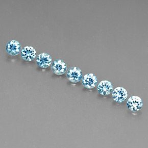 Achetez naturel ct bleue zircon gems, coupe roude, en provenance cambodge chez gemselect. en stock, livraison internationale!