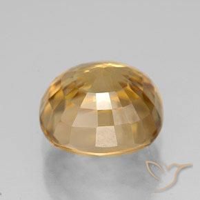 Zircon Or moyen naturelle Coussin, 8.07 ct, VVS-VS