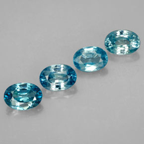 Achetez naturel 5,08ct bleue zircon gems, coupe ovale, en provenance cambodge chez gemselect. en stock, livraison internationale!