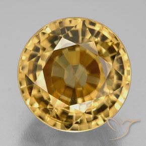 21.78ct Naturel Or moyen-léger Zircon, Tour, IF