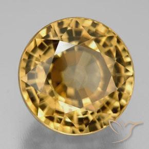 Zircon Or moyen-léger naturelle Tour, 21.78 ct, IF