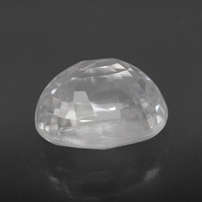 Zircon blanc naturelle coupe ovale, 8,64 ct, VVS