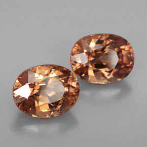 Achetez naturel ct orange zircon gems, coupe ovale, en provenance tanzanie chez gemselect. en stock, livraison internationale!