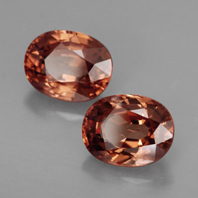Achetez naturel ct orange zircon gems, coupe ovale, en provenance tanzanie chez gemselect. en stock, livraison internationale!