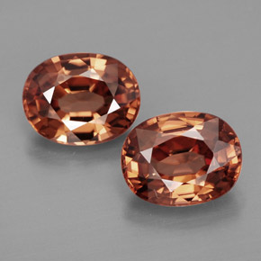 Achetez naturel ct orange zircon gems, coupe ovale, en provenance tanzanie chez gemselect. en stock, livraison internationale!
