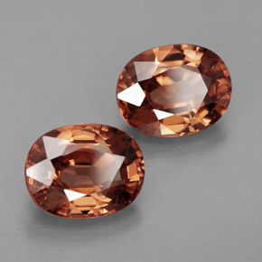 Achetez naturel ct orange zircon gems, coupe ovale, en provenance tanzanie chez gemselect. en stock, livraison internationale!