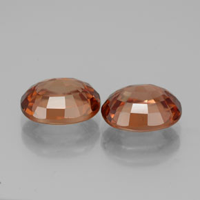 Achetez naturel ct orange zircon gems, coupe ovale, en provenance tanzanie chez gemselect. en stock, livraison internationale!