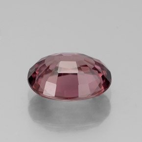Zircon Rose naturelle Coupe ovale, 2.83 ct, VVS