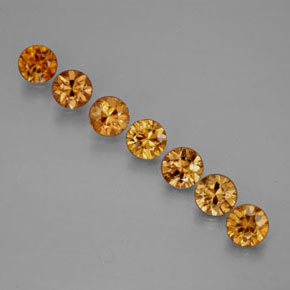 Achetez naturel ct jaune zircon gems, coupe roude, en provenance cambodge chez gemselect. en stock, livraison internationale!