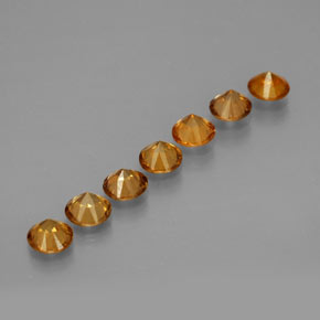 Achetez naturel ct jaune zircon gems, coupe roude, en provenance cambodge chez gemselect. en stock, livraison internationale!