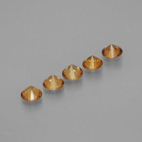 Achetez naturel ct jaune zircon gems, coupe roude, en provenance cambodge chez gemselect. en stock, livraison internationale!