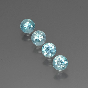 Achetez naturel ct bleue zircon gems, coupe roude, en provenance cambodge chez gemselect. en stock, livraison internationale!