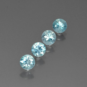 Achetez naturel ct bleue zircon gems, coupe roude, en provenance cambodge chez gemselect. en stock, livraison internationale!