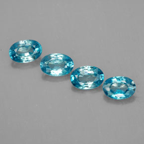 Achetez naturel ct bleue zircon gems, coupe ovale, en provenance cambodge chez gemselect. en stock, livraison internationale!