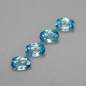 Achetez naturel ct bleue zircon gems, coupe ovale, en provenance cambodge chez gemselect. en stock, livraison internationale!