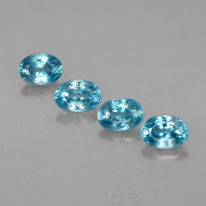 Achetez naturel ct bleue zircon gems, coupe ovale, en provenance cambodge chez gemselect. en stock, livraison internationale!