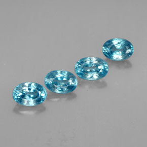 Achetez naturel ct bleue zircon gems, coupe ovale, en provenance cambodge chez gemselect. en stock, livraison internationale!