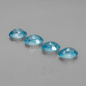 Achetez naturel ct bleue zircon gems, coupe ovale, en provenance cambodge chez gemselect. en stock, livraison internationale!