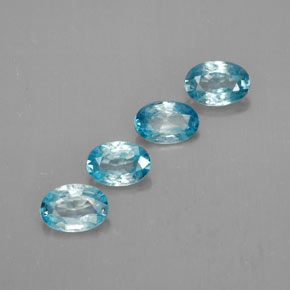 Achetez naturel ct bleue zircon gems, coupe ovale, en provenance cambodge chez gemselect. en stock, livraison internationale!