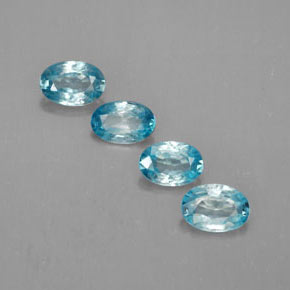 Achetez naturel ct bleue zircon gems, coupe ovale, en provenance cambodge chez gemselect. en stock, livraison internationale!