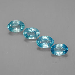 Achetez naturel ct bleue zircon gems, coupe ovale, en provenance cambodge chez gemselect. en stock, livraison internationale!