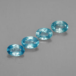 Achetez naturel ct bleue zircon gems, coupe ovale, en provenance cambodge chez gemselect. en stock, livraison internationale!