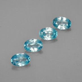 Achetez naturel ct bleue zircon gems, coupe ovale, en provenance cambodge chez gemselect. en stock, livraison internationale!