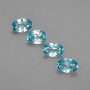 Achetez naturel ct bleue zircon gems, coupe ovale, en provenance cambodge chez gemselect. en stock, livraison internationale!