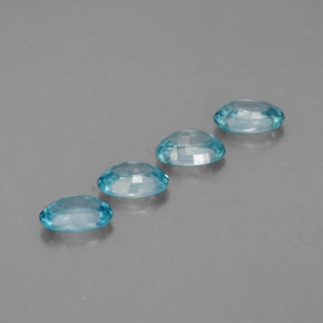 Achetez naturel ct bleue zircon gems, coupe ovale, en provenance cambodge chez gemselect. en stock, livraison internationale!