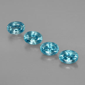 Achetez naturel ct bleue zircon gems, coupe ovale, en provenance cambodge chez gemselect. en stock, livraison internationale!