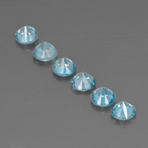 Achetez naturel 3,29ct bleue zircon gems, coupe roude, en provenance cambodge chez gemselect. en stock, livraison internationale!