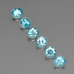 Achetez naturel ct bleue zircon gems, coupe roude, en provenance cambodge chez gemselect. en stock, livraison internationale!