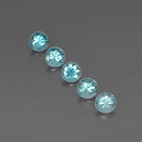 Achetez naturel 2,97ct bleue zircon gems, coupe roude, en provenance cambodge chez gemselect. en stock, livraison internationale!