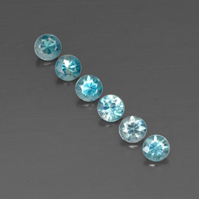 Achetez naturel ct bleue zircon gems, coupe roude, en provenance cambodge chez gemselect. en stock, livraison internationale!