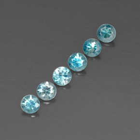 Achetez naturel ct bleue zircon gems, coupe roude, en provenance cambodge chez gemselect. en stock, livraison internationale!