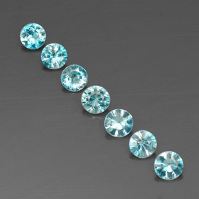Achetez naturel ct bleue zircon gems, coupe roude, en provenance cambodge chez gemselect. en stock, livraison internationale!