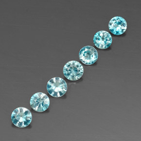 Achetez naturel ct bleue zircon gems, coupe roude, en provenance cambodge chez gemselect. en stock, livraison internationale!