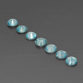 Achetez naturel ct bleue zircon gems, coupe roude, en provenance cambodge chez gemselect. en stock, livraison internationale!