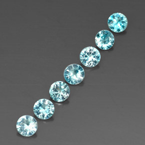 Achetez naturel ct bleue zircon gems, coupe roude, en provenance cambodge chez gemselect. en stock, livraison internationale!