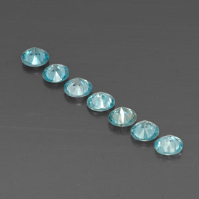 Achetez naturel ct bleue zircon gems, coupe roude, en provenance cambodge chez gemselect. en stock, livraison internationale!