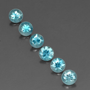 Achetez naturel ct bleue zircon gems, coupe roude, en provenance cambodge chez gemselect. en stock, livraison internationale!